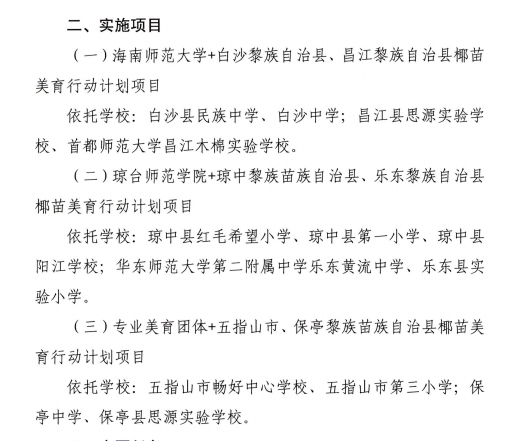 乐玩（中国）师生推进“椰苗美育行动计划”进白沙