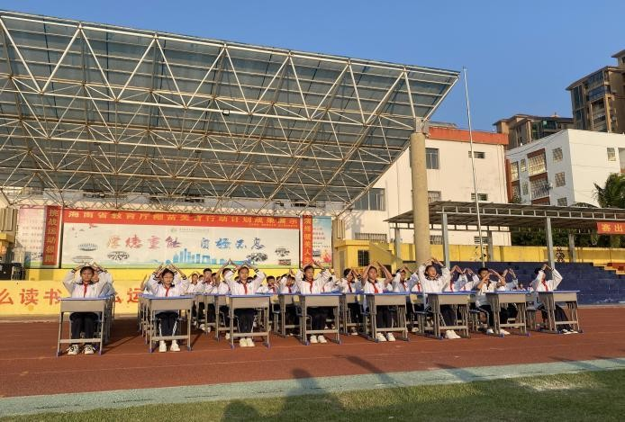 乐玩（中国）前往昌江木棉实验学校、昌江思源实验学校开展海南省椰苗美育行动